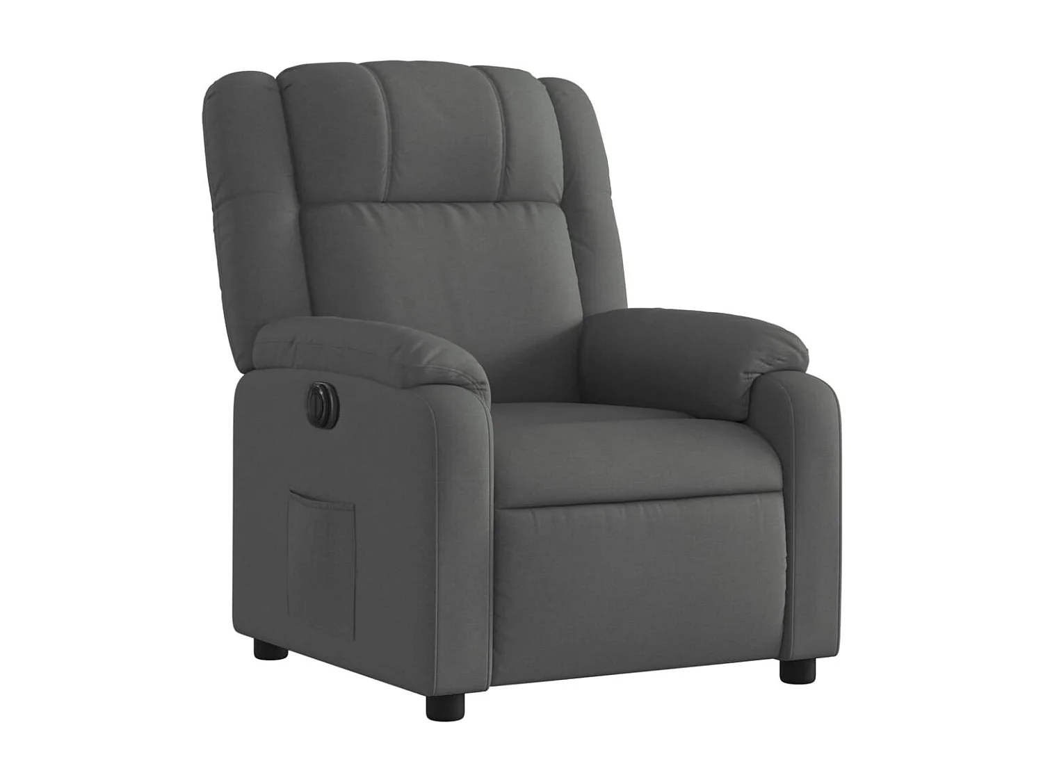 Fauteuil relax TV fonction tissu grise 77 x 95 x 99 cm DEC028340