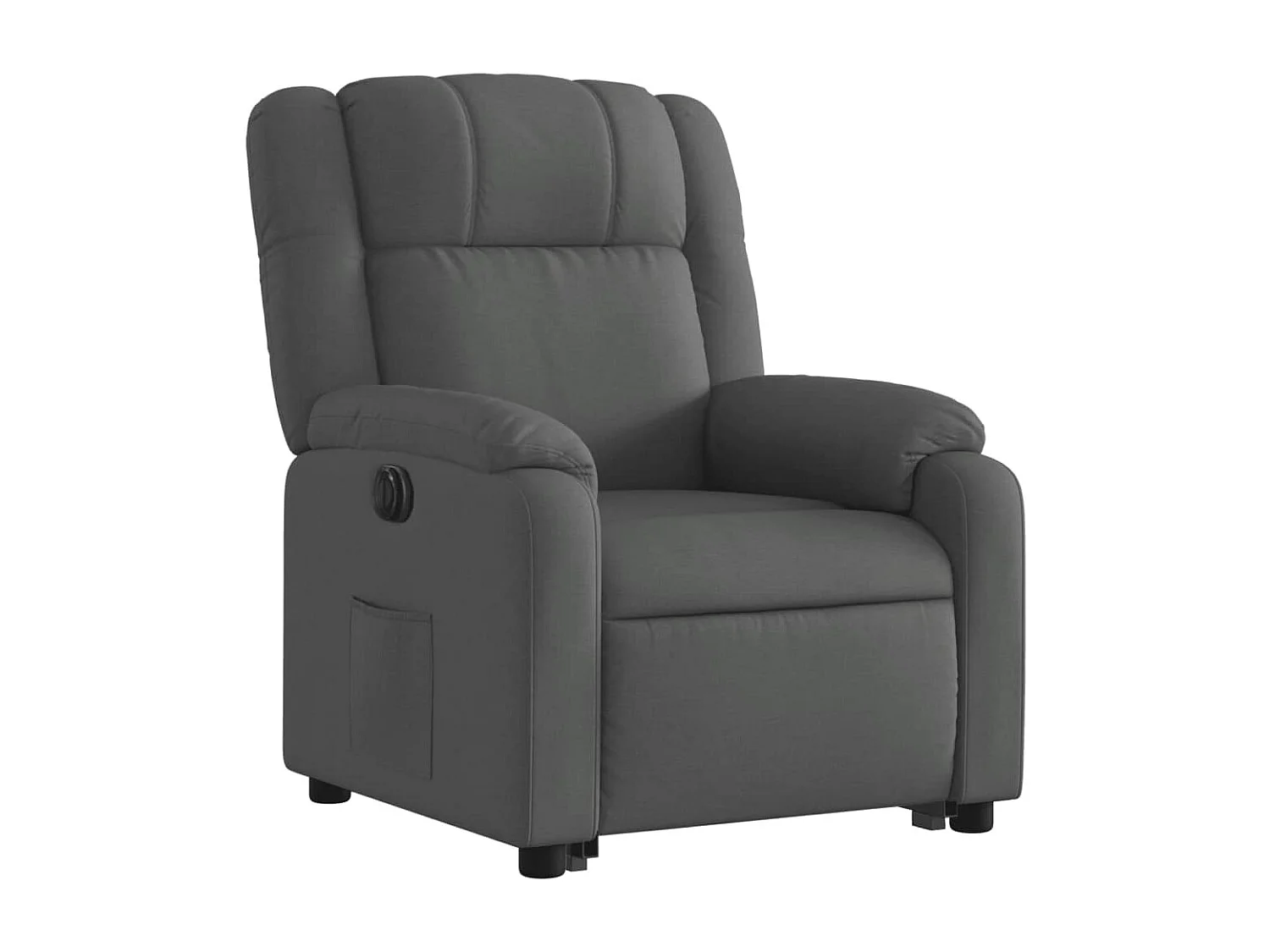 Fauteuil relax TV fonction tissu grise 77 x 95 x 99 cm DEC028361