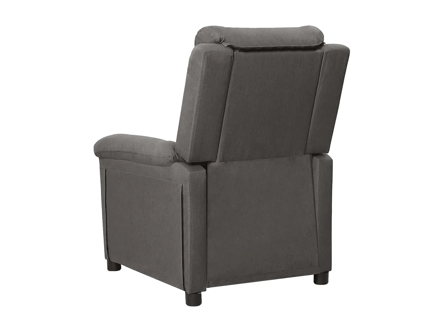 Fauteuil relax TV fonction tissu grise 74 x 92 x 101.5 cm DEC028353
