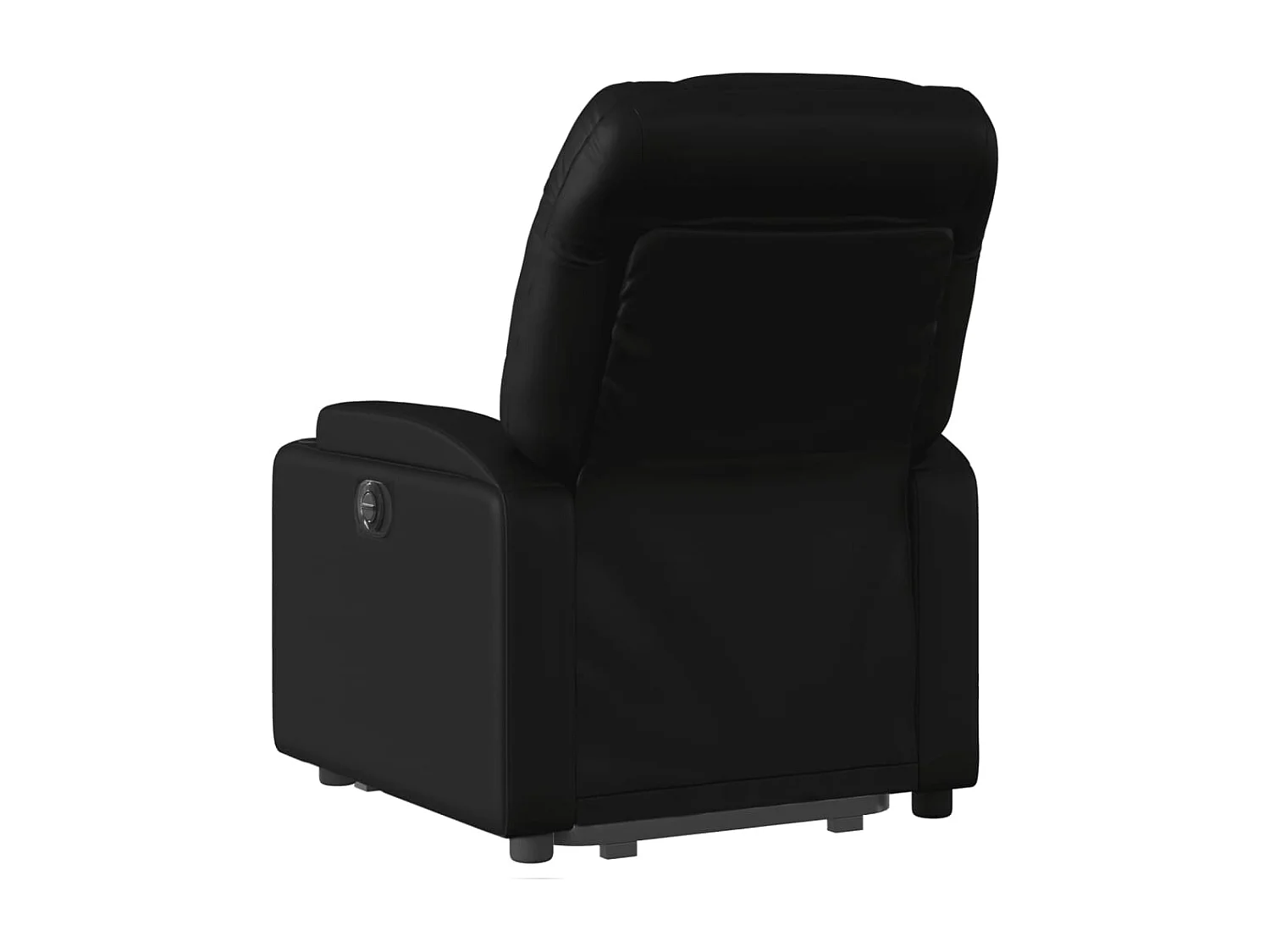 Fauteuil relax TV fonction PVC noire 74 x 89 x 100 cm DEC028463