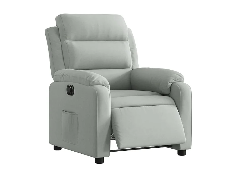 Fauteuil relax TV fonction grise 75 x 92.5 x 100 cm DEC028333