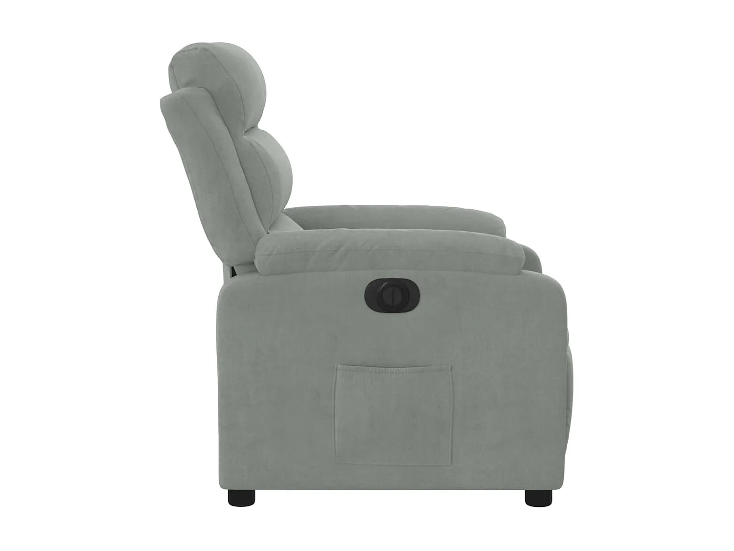 Fauteuil relax TV fonction grise 75 x 92.5 x 100 cm DEC028333