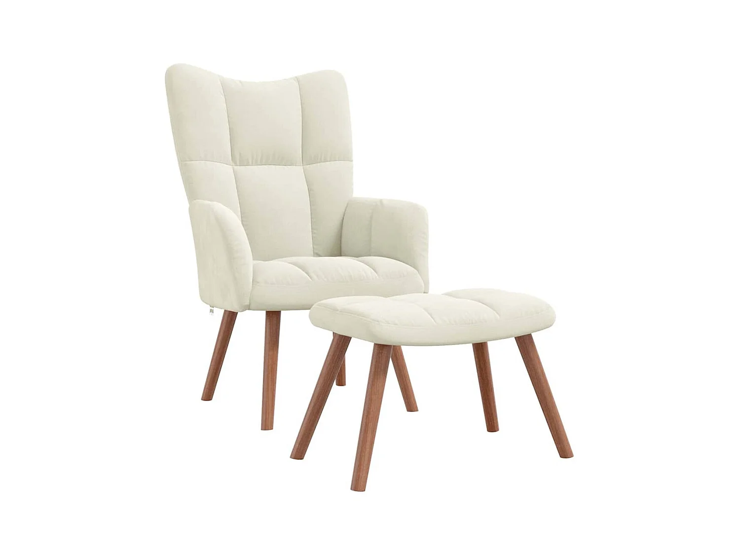 Fauteuil lounge chaise de crème 61.5 x 69 x 95.5 cm DEC026503