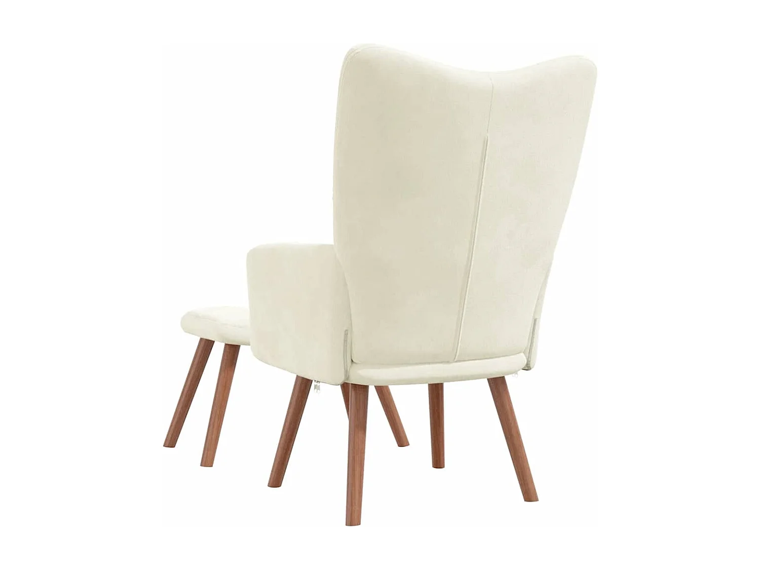 Fauteuil lounge chaise de crème 61.5 x 69 x 95.5 cm DEC026503