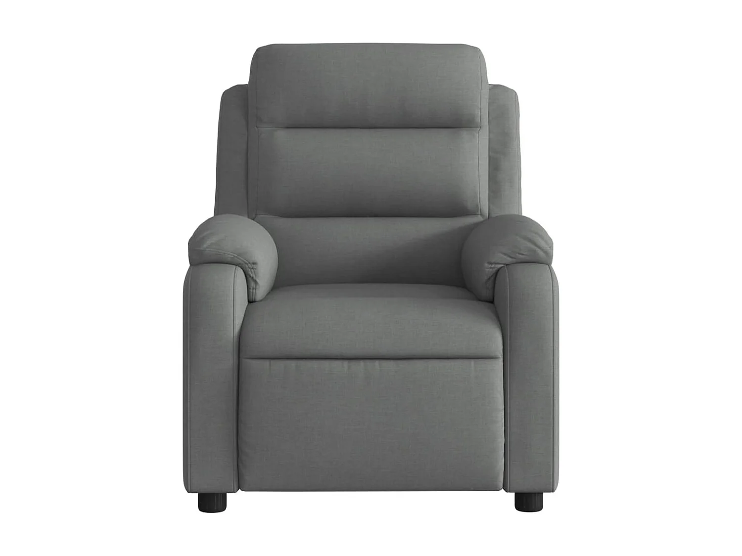 Fauteuil relax TV fonction tissu grise 75 x 92.5 x 100 cm DEC028344