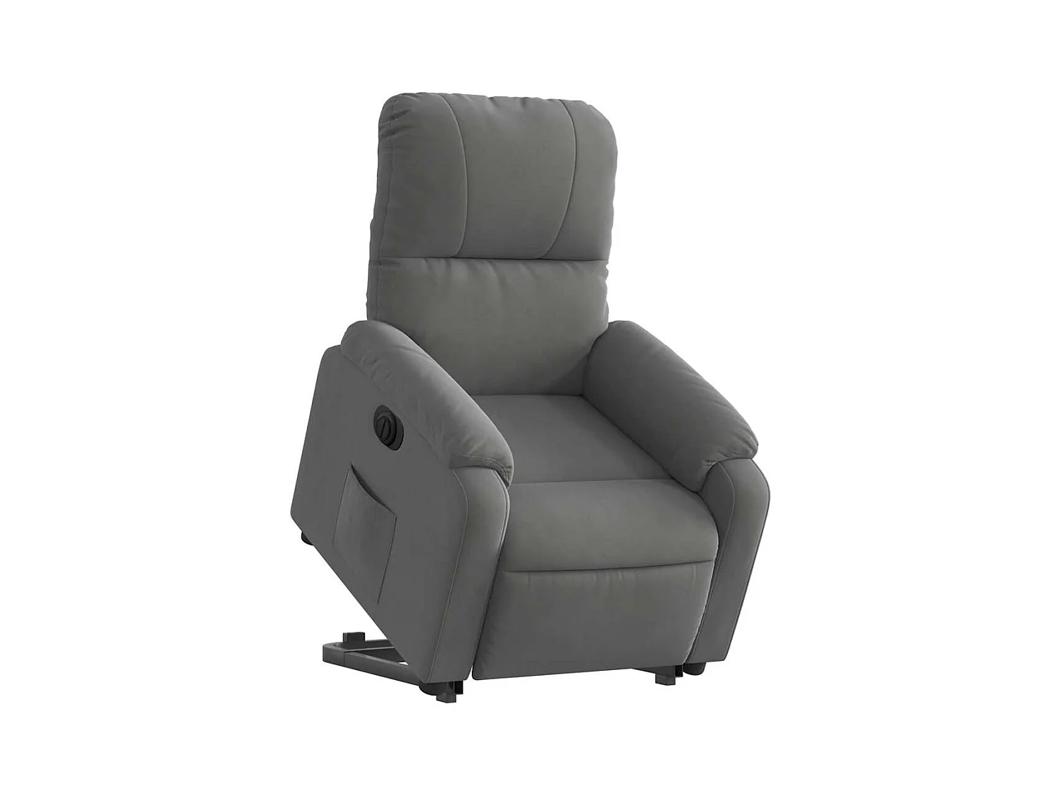 Fauteuil relax TV fonction tissu grise 75 x 89.5 x 103.5 cm DEC028368