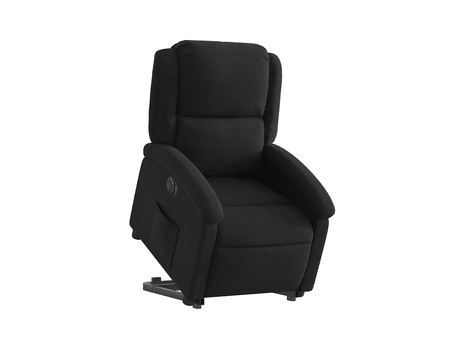 Fauteuil relax TV fonction tissu noire 71 x 86.5 x 99.5 cm DEC028510