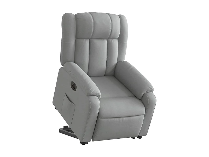 Fauteuil relax TV fonction tissu grise 78 x 92 x 98 cm DEC028321