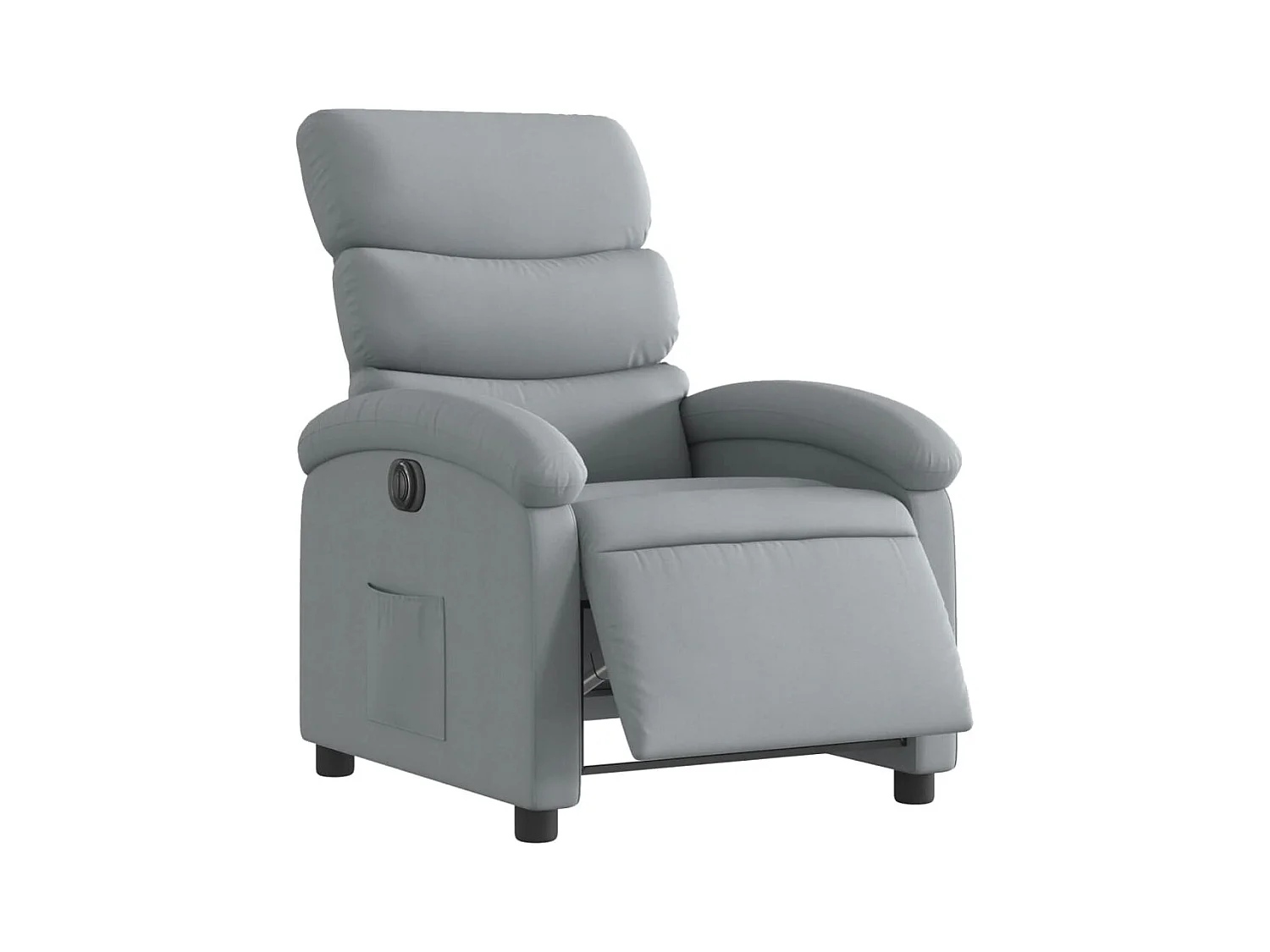 Fauteuil relax TV fonction tissu grise 70 x 92 x 99.5 cm DEC028324