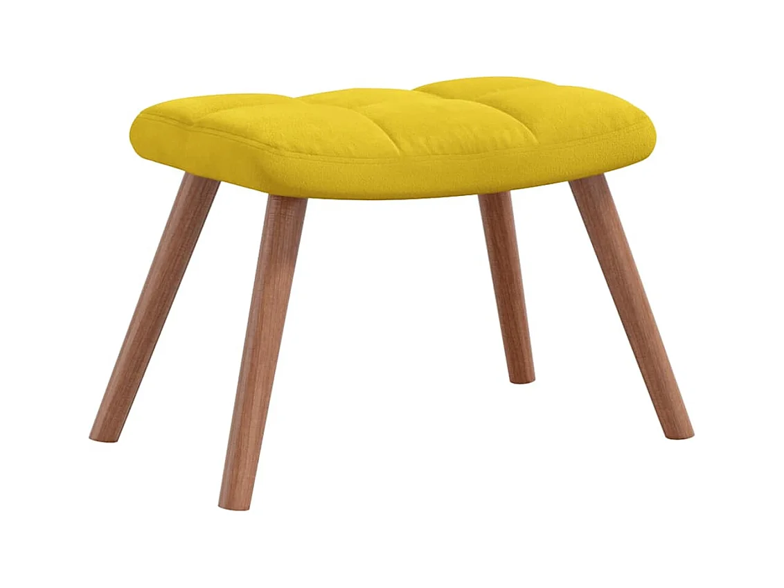 Fauteuil lounge chaise de jaune 61.5 x 69 x 95.5 cm DEC026530