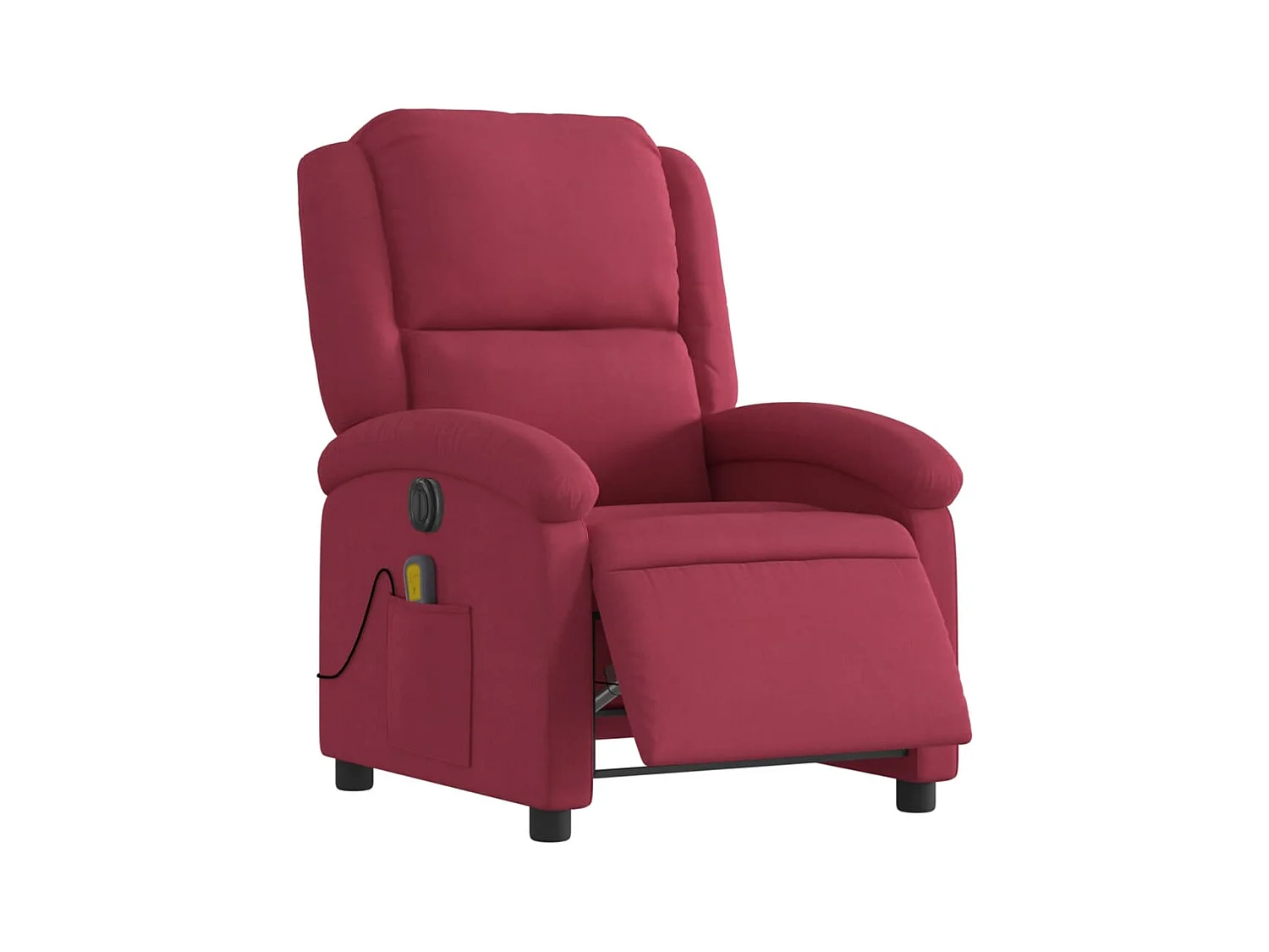 Fauteuil relax TV rembourrage bordeaux 71 x 86.5 x 99.5 cm DEC028063