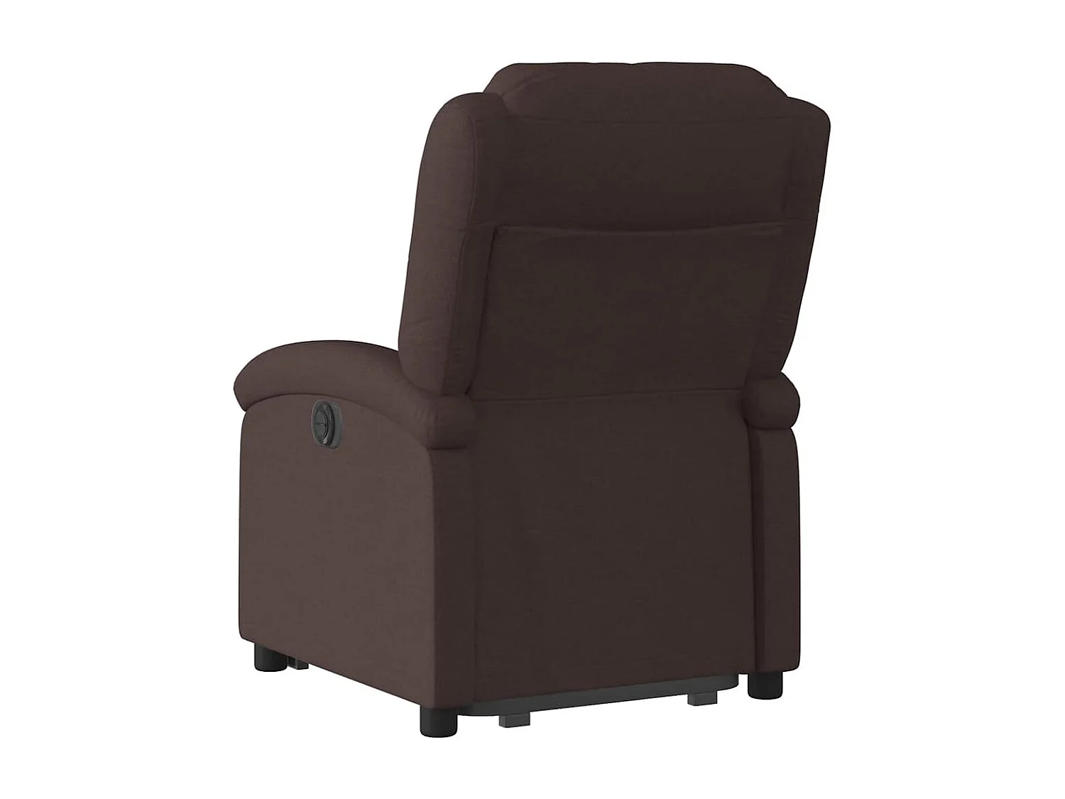 Fauteuil relax TV rembourrage tissu marron 71 x 86.5 x 99.5 cm DEC027997