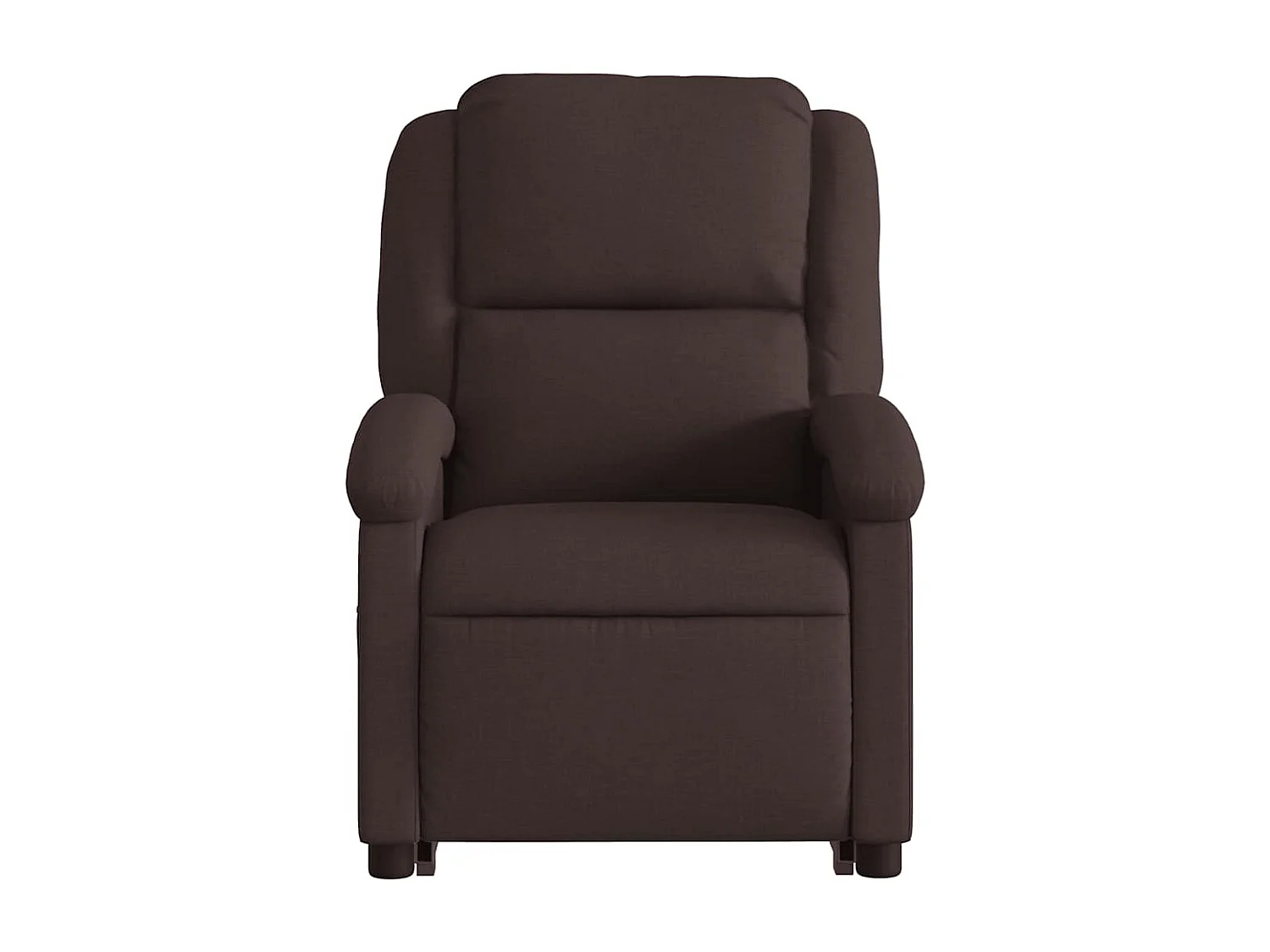 Fauteuil relax TV rembourrage tissu marron 71 x 86.5 x 99.5 cm DEC027997