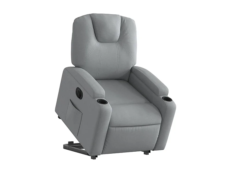 Fauteuil relax TV fonction tissu grise 74 x 88 x 97 cm DEC028319