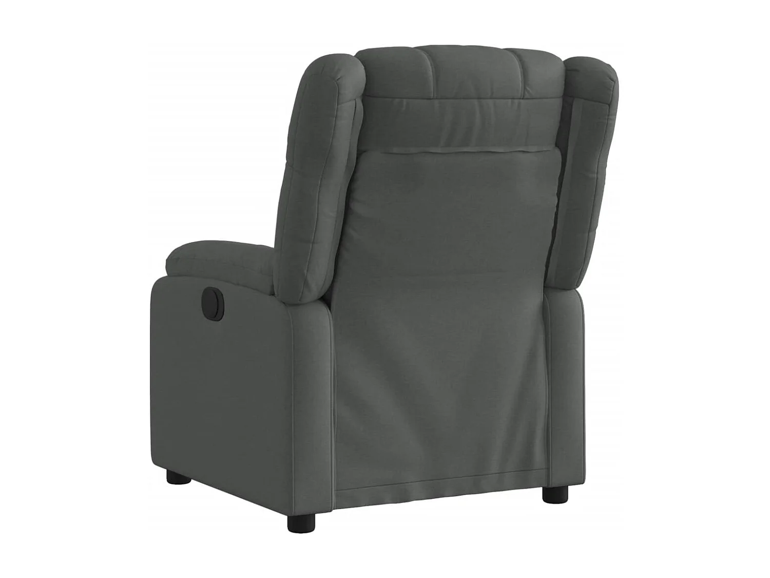 Fauteuil relax TV rembourrage tissu grise 77 x 95 x 99 cm DEC027931