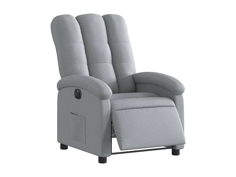 Fauteuil relax TV fonction tissu grise 70 x 93 x 101 cm DEC028313