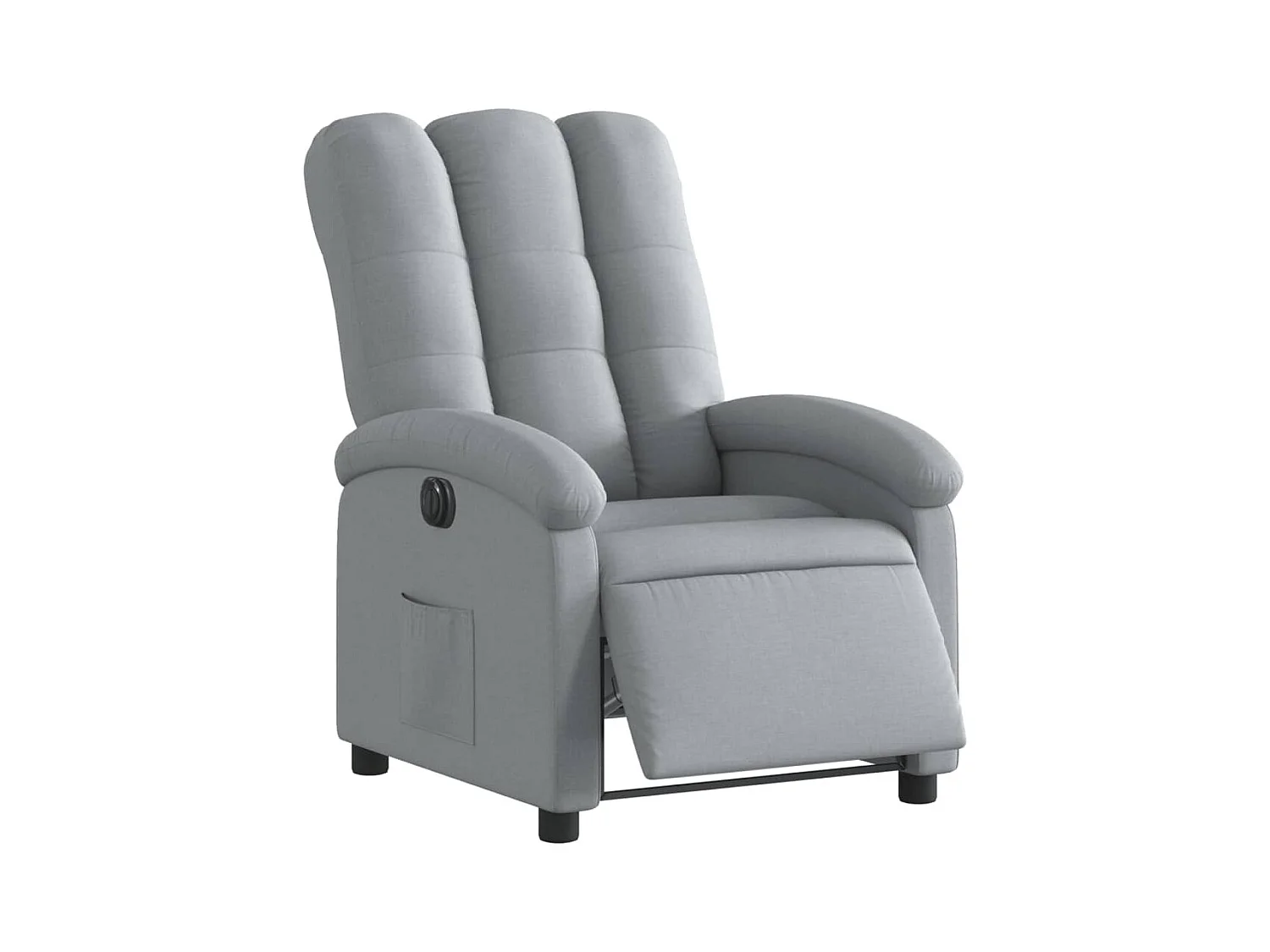 Fauteuil relax TV fonction tissu grise 70 x 93 x 101 cm DEC028313