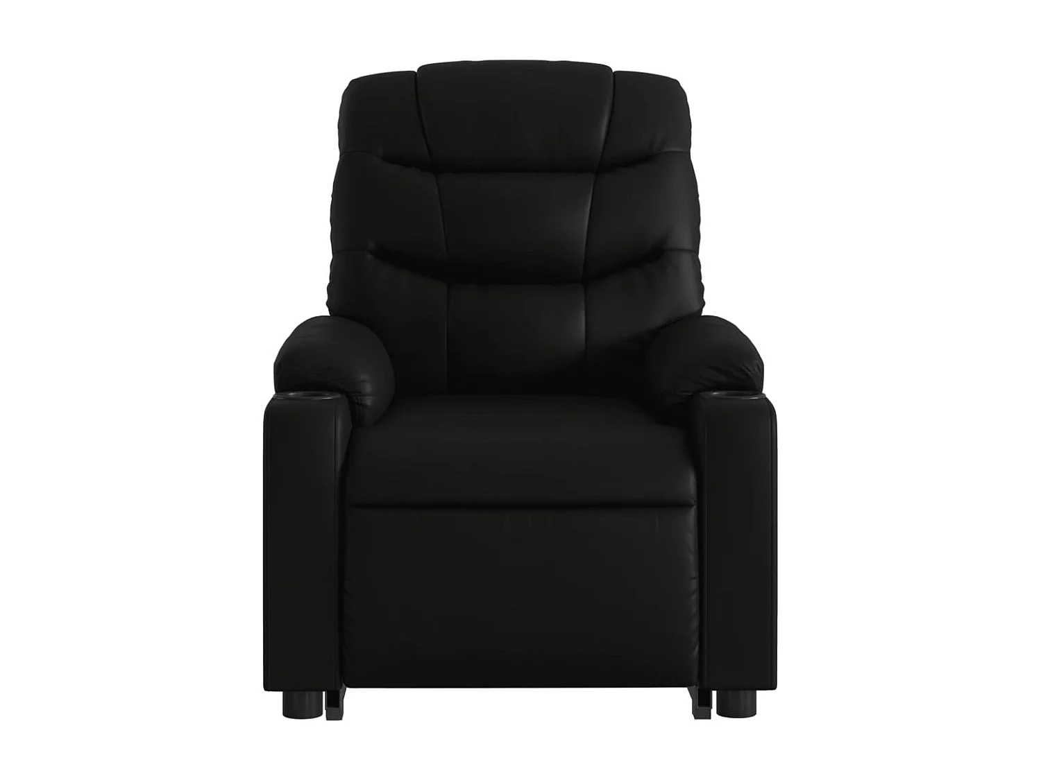 Fauteuil relax TV fonction PVC noire 75.5 x 93 x 99.5 cm DEC028479