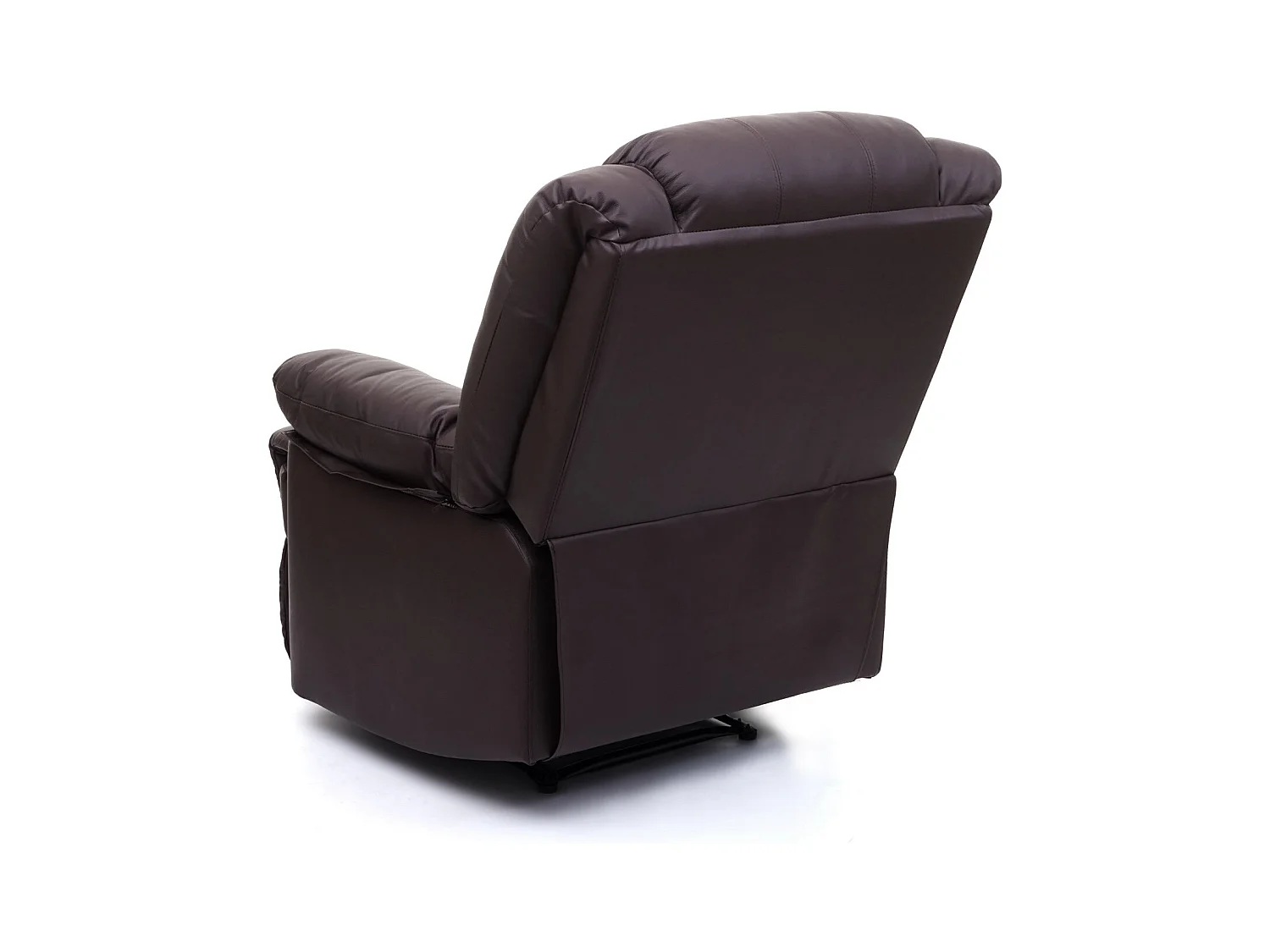 Fauteuil TV inclinable large cuir marron 87 x 150 x 101 cm 04_0006883