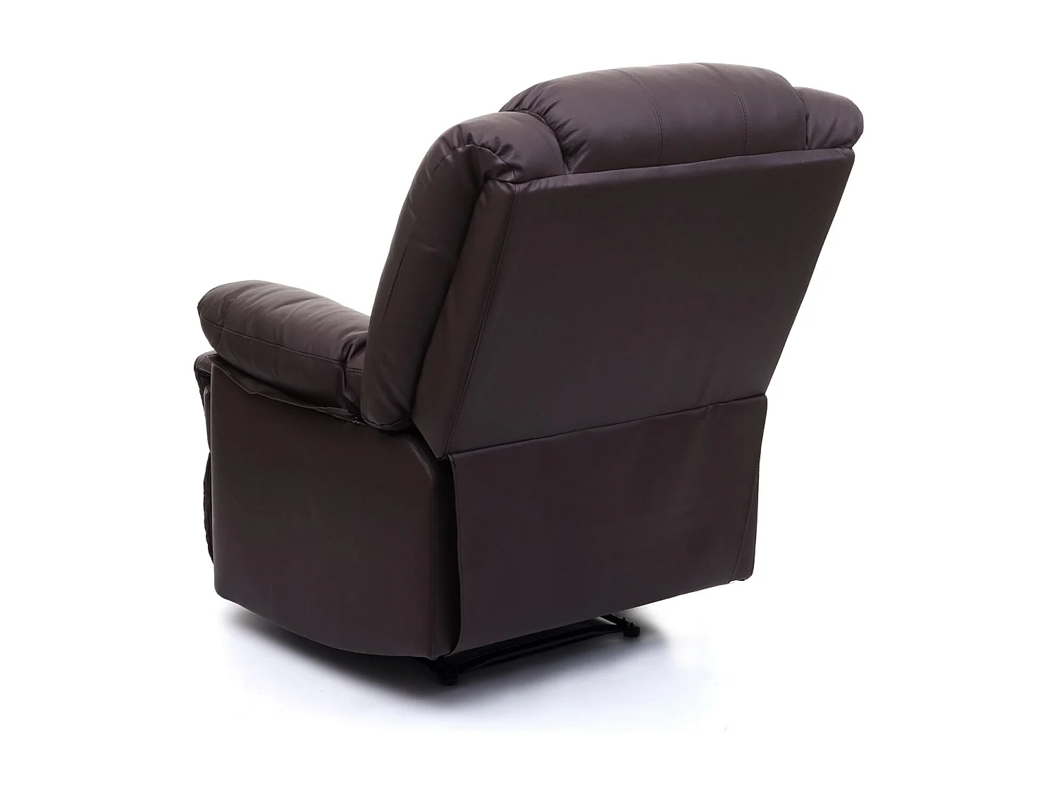 Fauteuil TV inclinable large cuir marron 87 x 150 x 101 cm 04_0006883