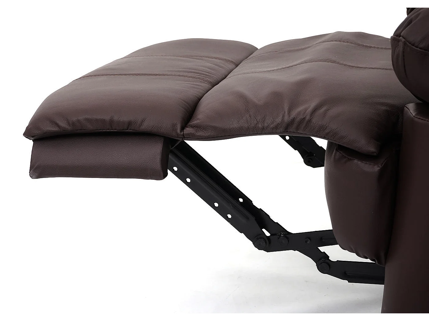 Fauteuil TV inclinable large cuir marron 87 x 150 x 101 cm 04_0006883