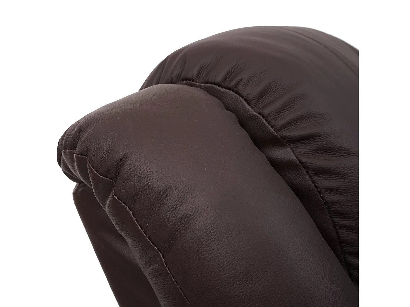 Fauteuil TV inclinable large cuir marron 87 x 150 x 101 cm 04_0006883