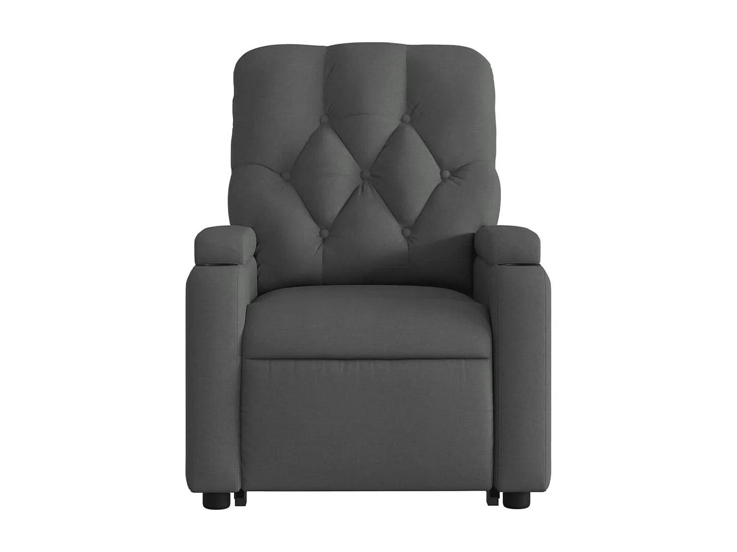 Fauteuil relax TV fonction tissu grise 74 x 86.5 x 93.5 cm DEC028343
