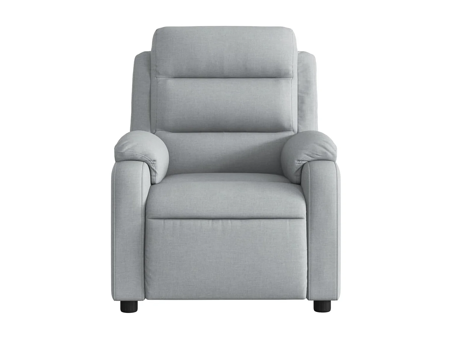 Fauteuil relax TV fonction tissu grise 75 x 92.5 x 100 cm DEC028310