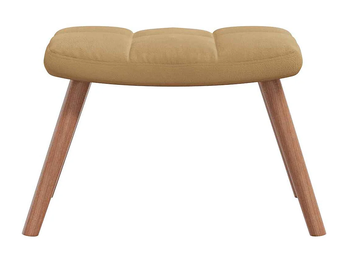 Fauteuil lounge chaise de marron 61.5 x 69 x 95.5 cm DEC026535