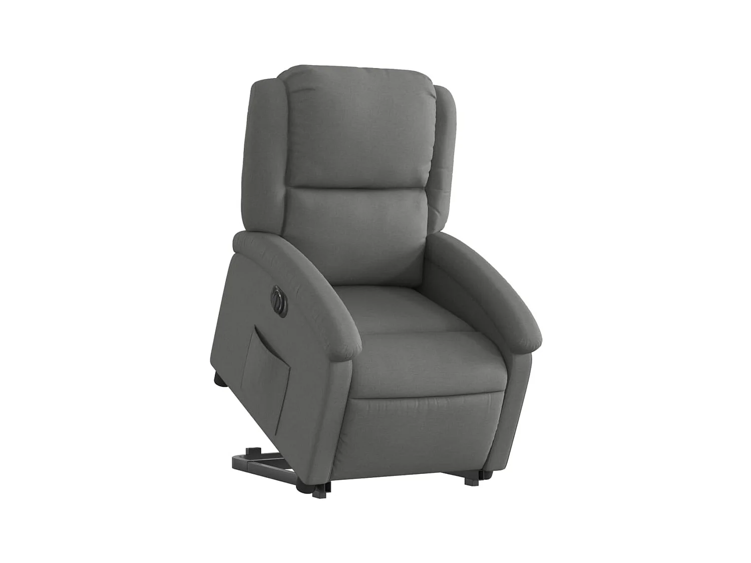 Fauteuil relax TV fonction tissu grise 71 x 86.5 x 99.5 cm DEC028347