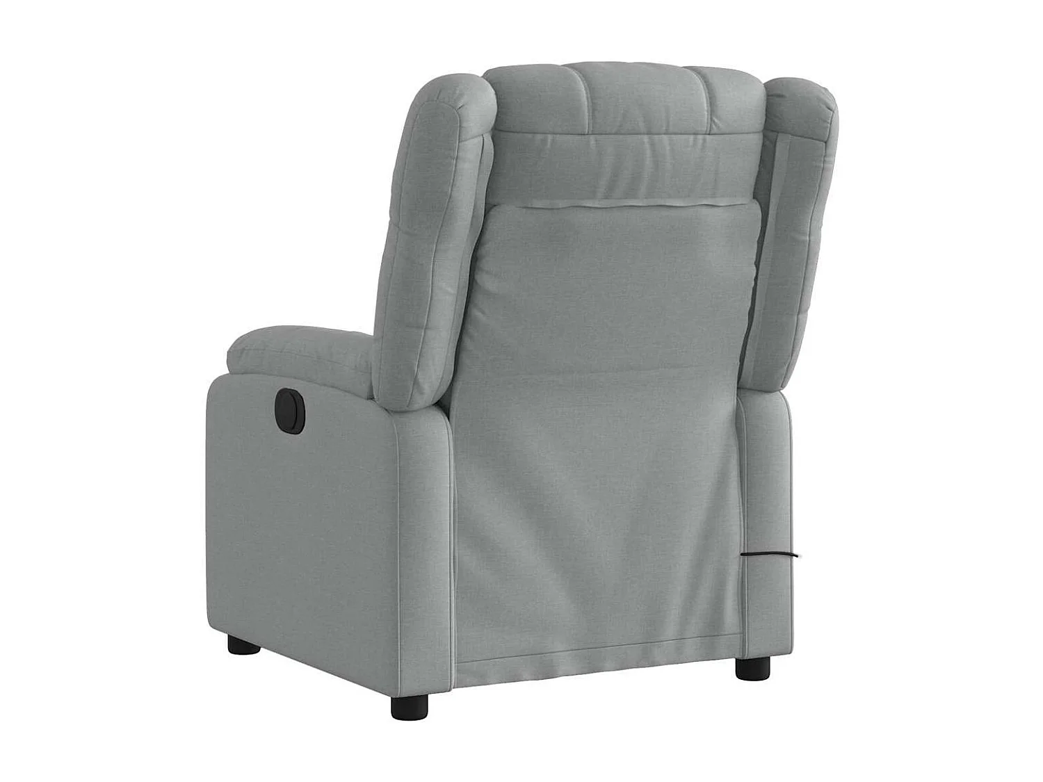Fauteuil de relaxation TV tissu grise 77 x 95 x 99 cm DEC027164
