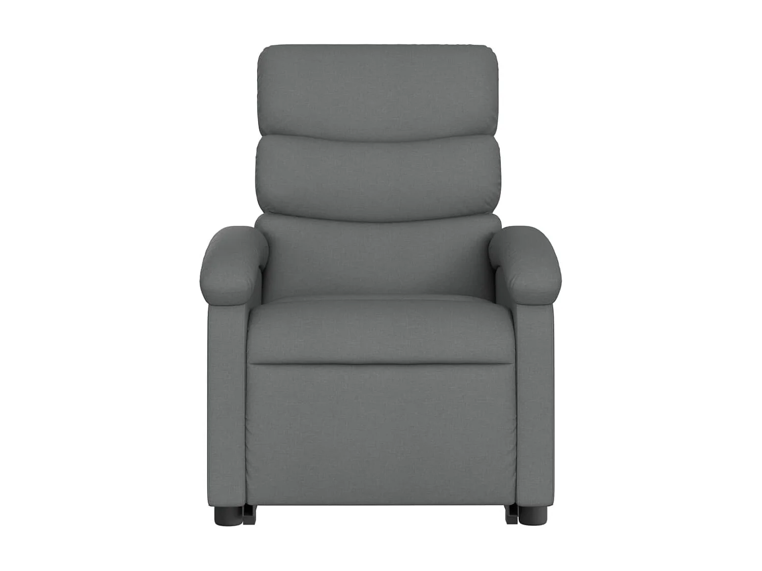 Fauteuil de relaxation TV tissu grise 70 x 92 x 99.5 cm DEC026939