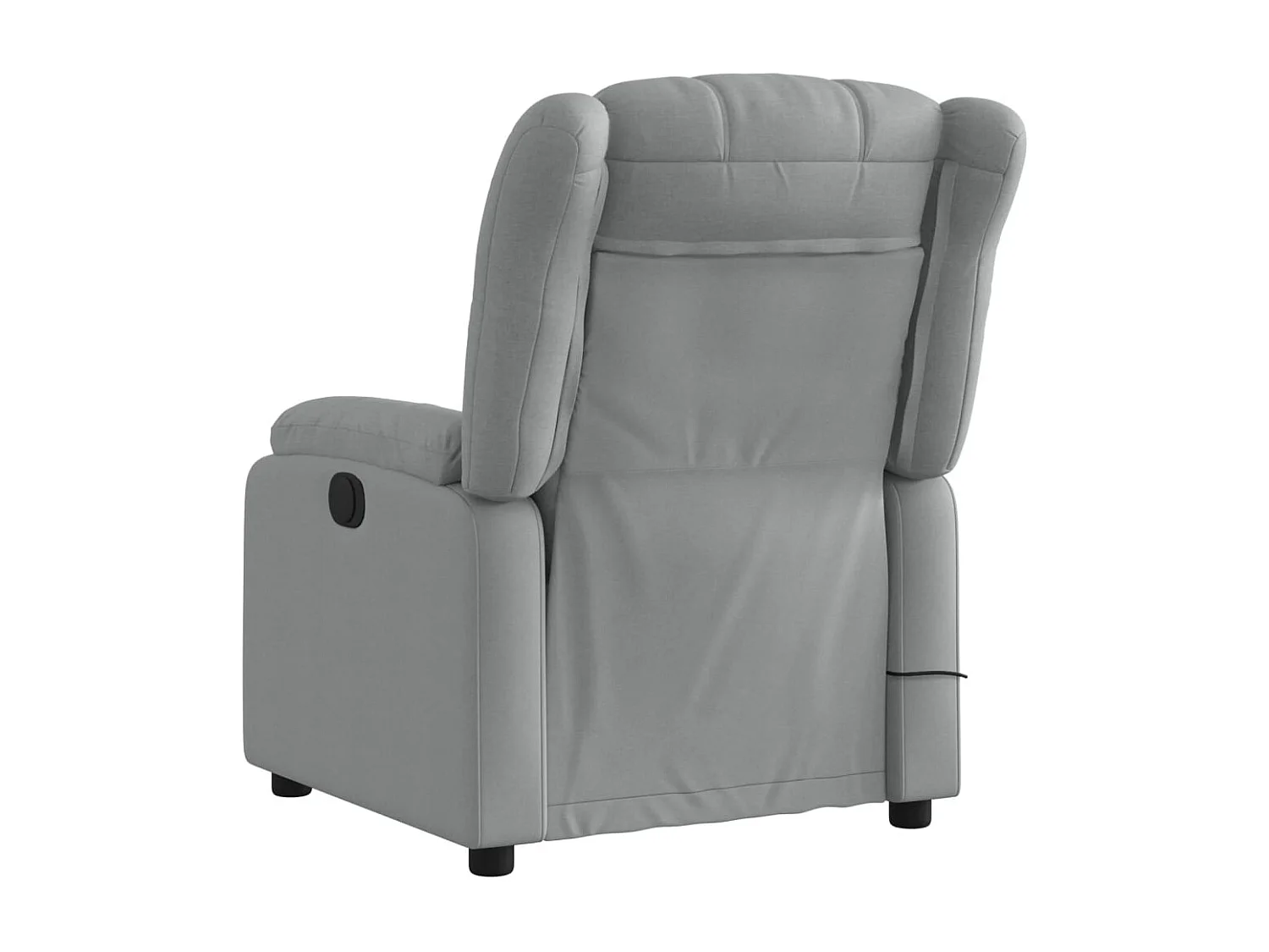Fauteuil de relaxation TV tissu grise 78 x 92 x 98 cm DEC026921