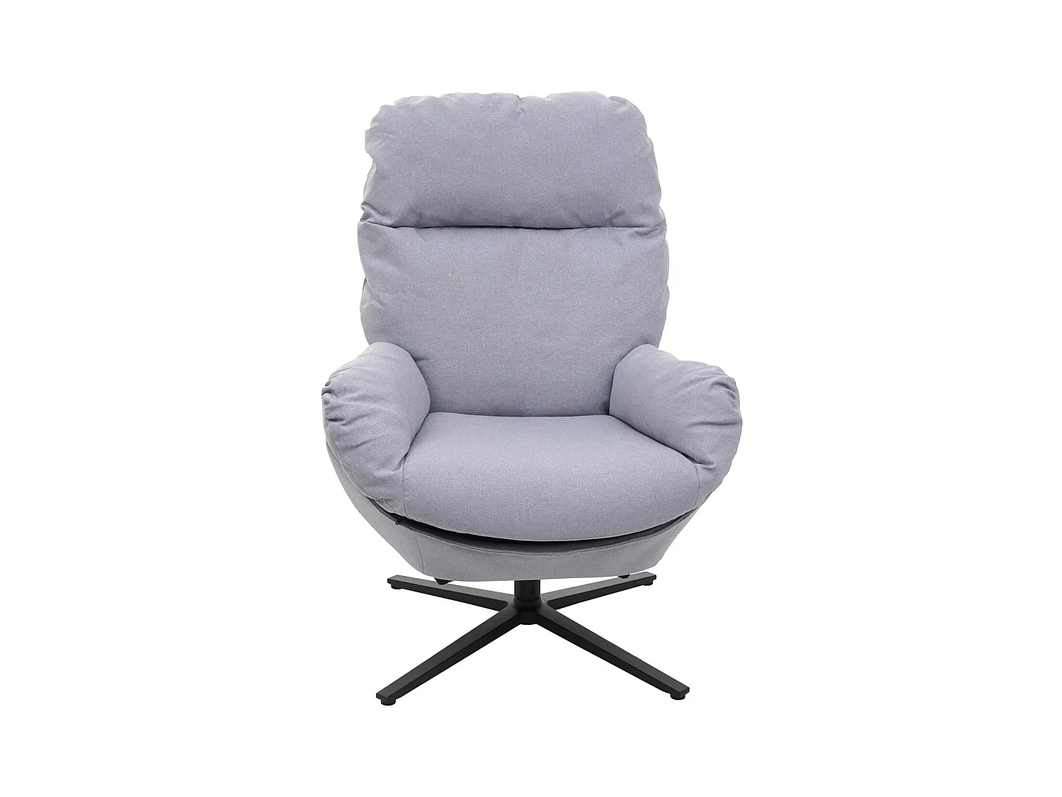 Fauteuil TV de relaxation tissu grise 75 x 42 x 94 cm 04_0006264