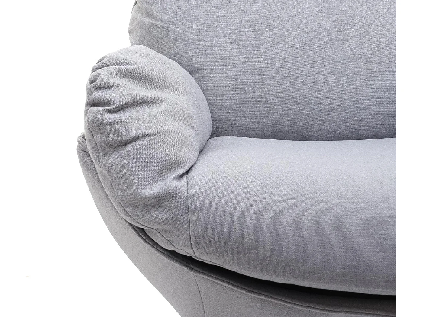 Fauteuil TV de relaxation tissu grise 75 x 42 x 94 cm 04_0006264