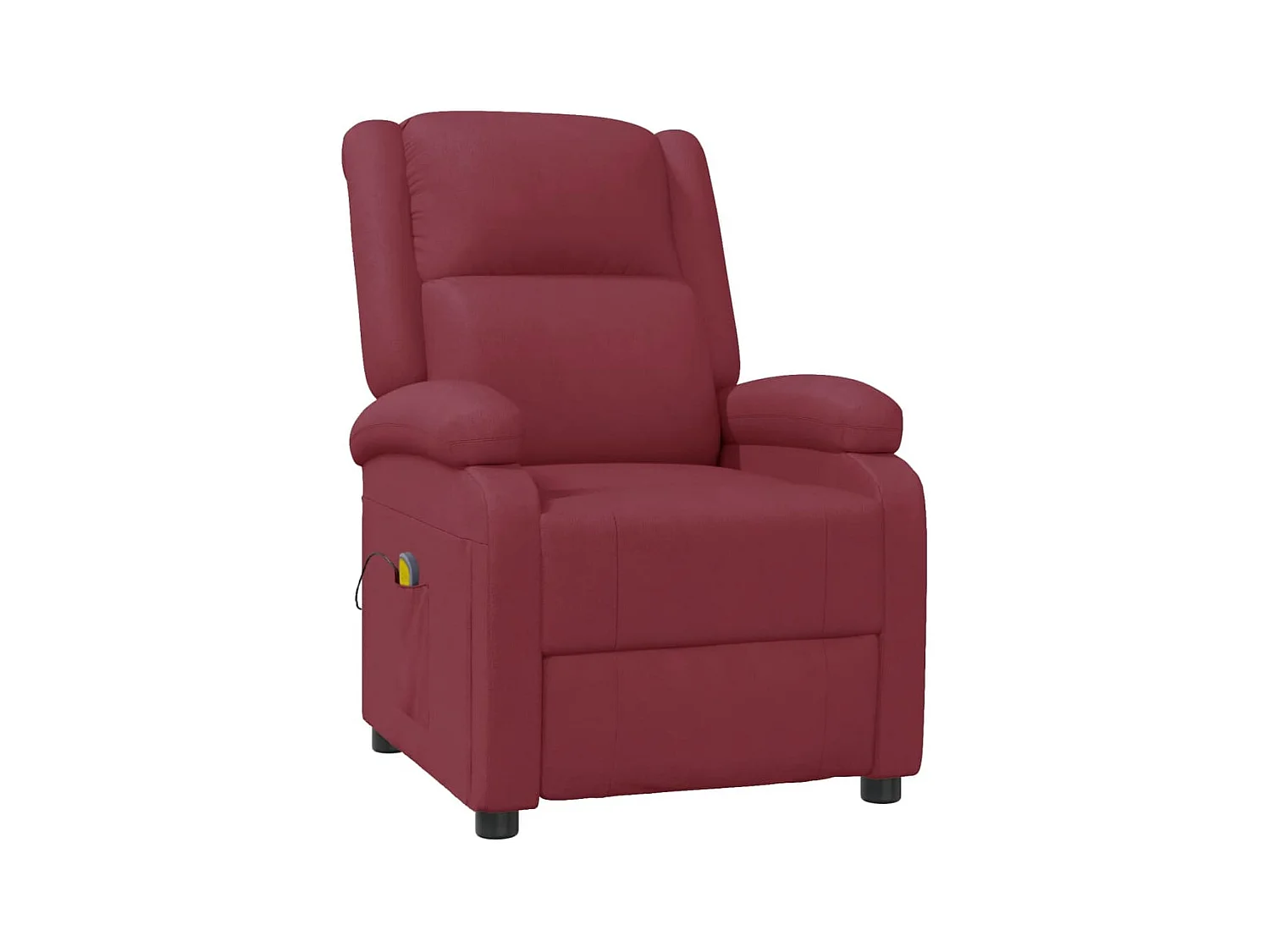 Fauteuil de relaxation avec PVC bordeaux 70 x 93 x 98 cm DEC029257