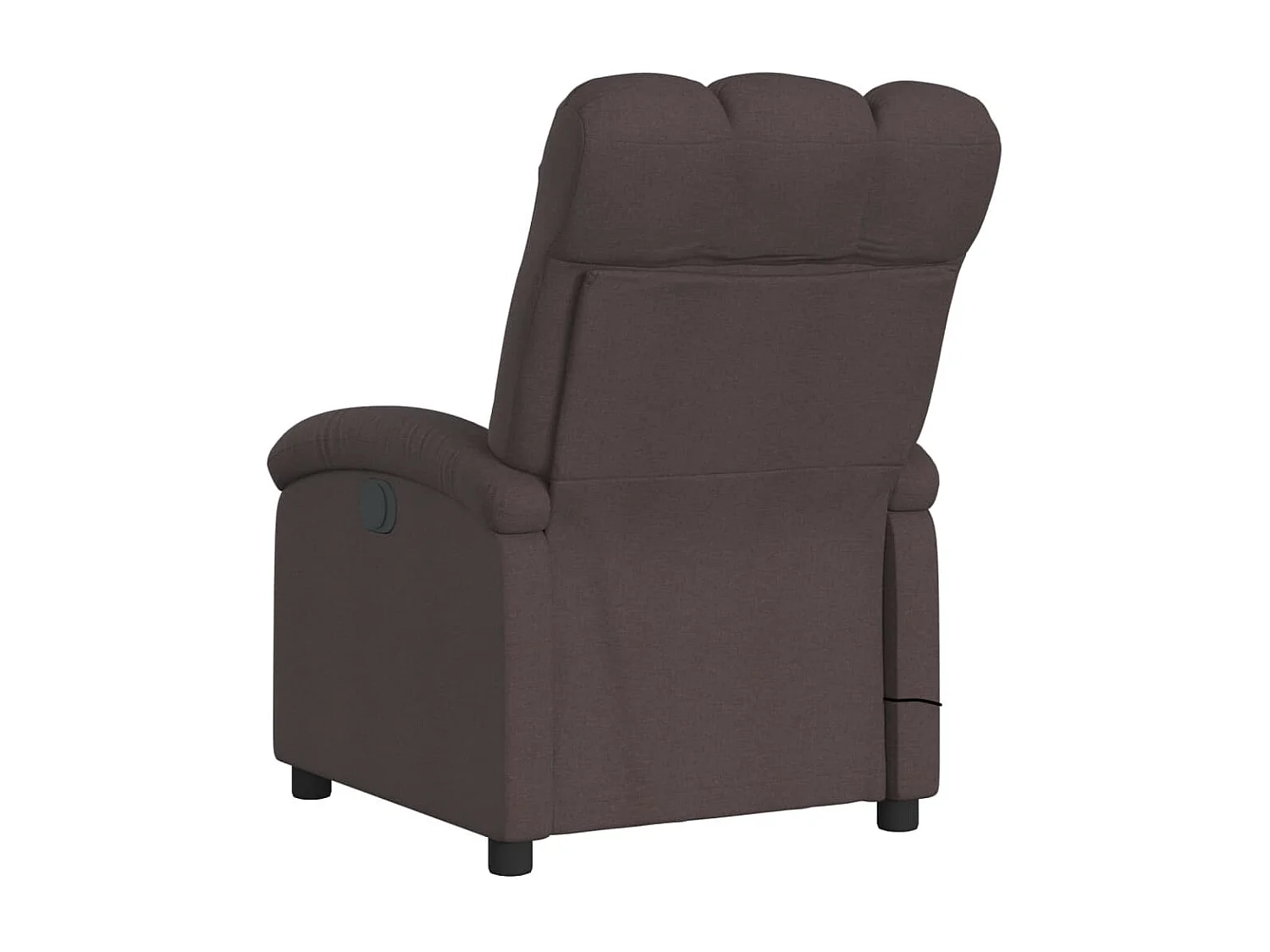 Fauteuil de relaxation TV tissu marron 70 x 93 x 101 cm DEC027189