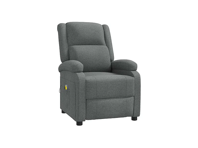 Fauteuil de relaxation avec tissu grise 70 x 93 x 98 cm DEC029203