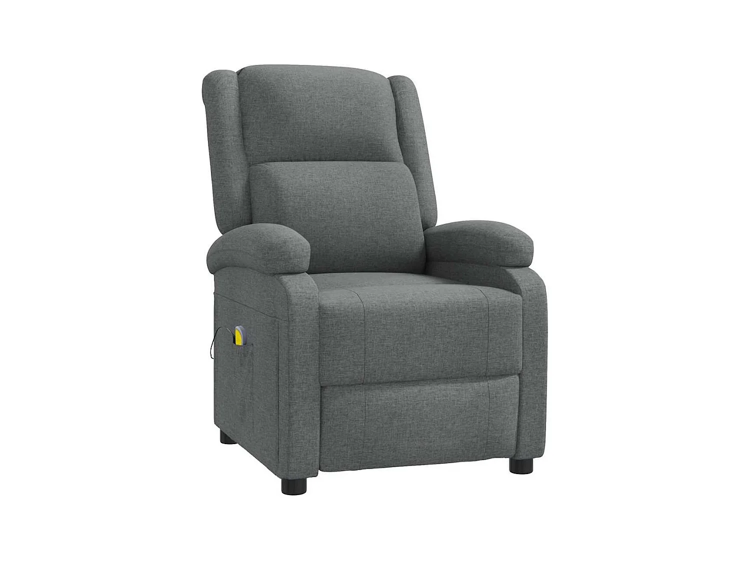 Fauteuil de relaxation avec tissu grise 70 x 93 x 98 cm DEC029203