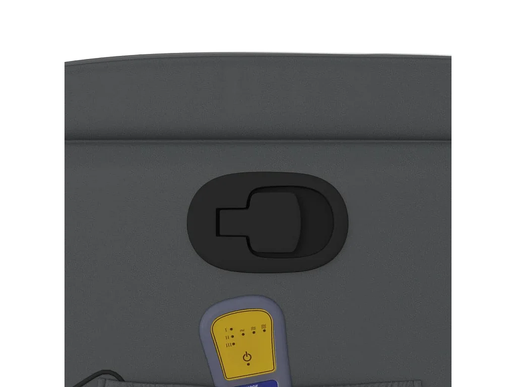 Fauteuil de relaxation TV PVC grise 74 x 89 x 100 cm DEC026973