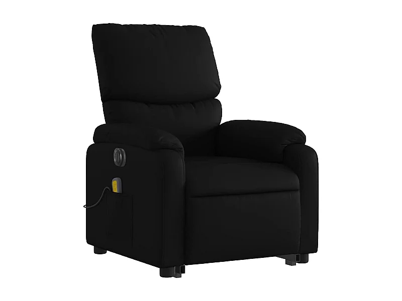 Fauteuil de relaxation fonction PVC noire 75 x 99 x 99 cm DEC027805