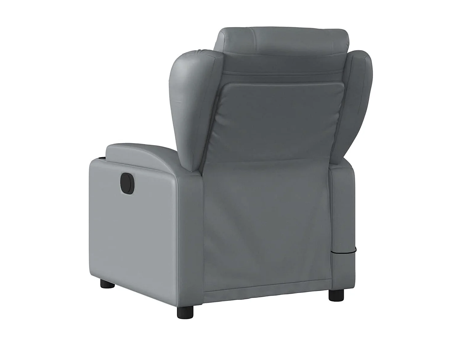 Fauteuil de relaxation TV PVC grise 77 x 94.5 x 100 cm DEC026971