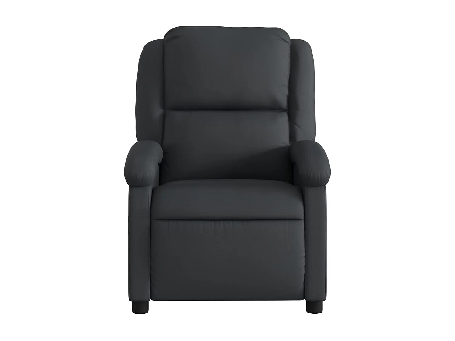 Fauteuil de relaxation TV cuir noire 71 x 86.5 x 99.5 cm DEC027207