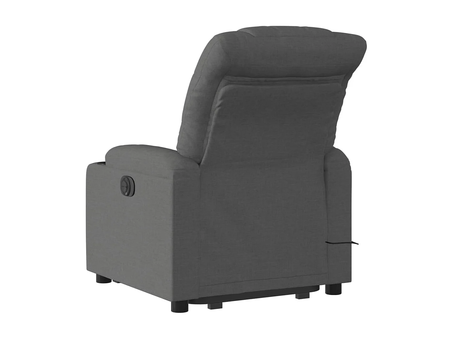 Fauteuil de relaxation TV tissu grise 75.5 x 93 x 99.5 cm DEC026945