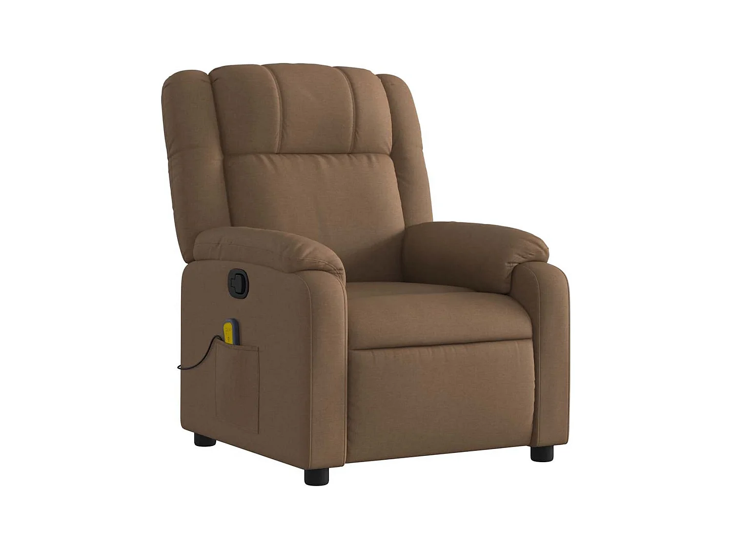 Fauteuil de relaxation TV tissu marron 77 x 95 x 99 cm DEC027020