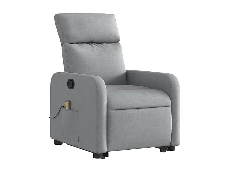 Fauteuil de relaxation TV tissu grise 66 x 89.5 x 95.5 cm DEC026923