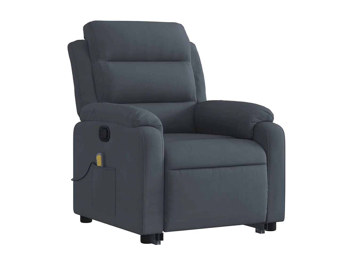 Fauteuil de relaxation TV grise 75 x 92.5 x 100 cm DEC026966