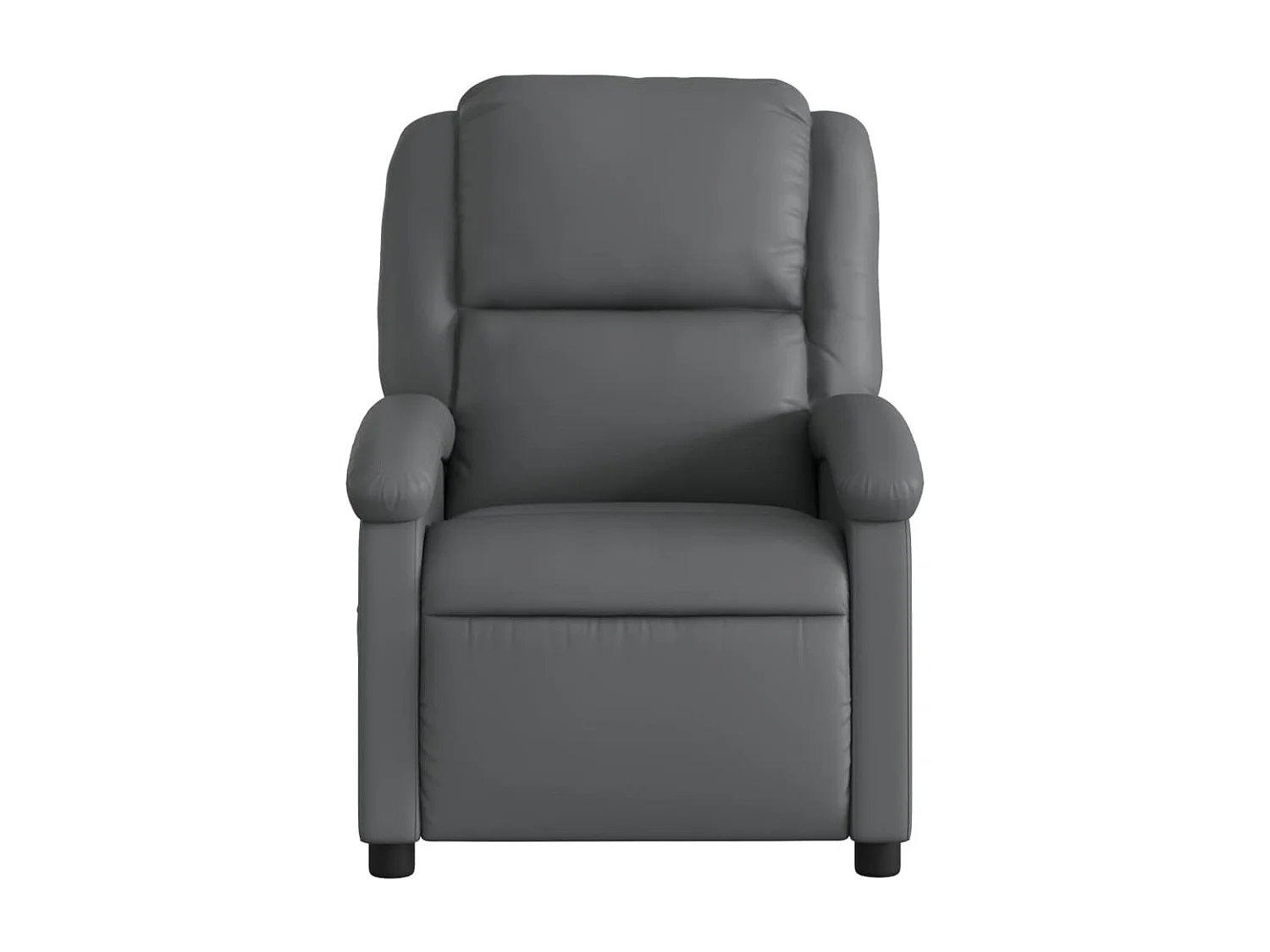 Fauteuil de relaxation TV PVC grise 71 x 86.5 x 99.5 cm DEC027178
