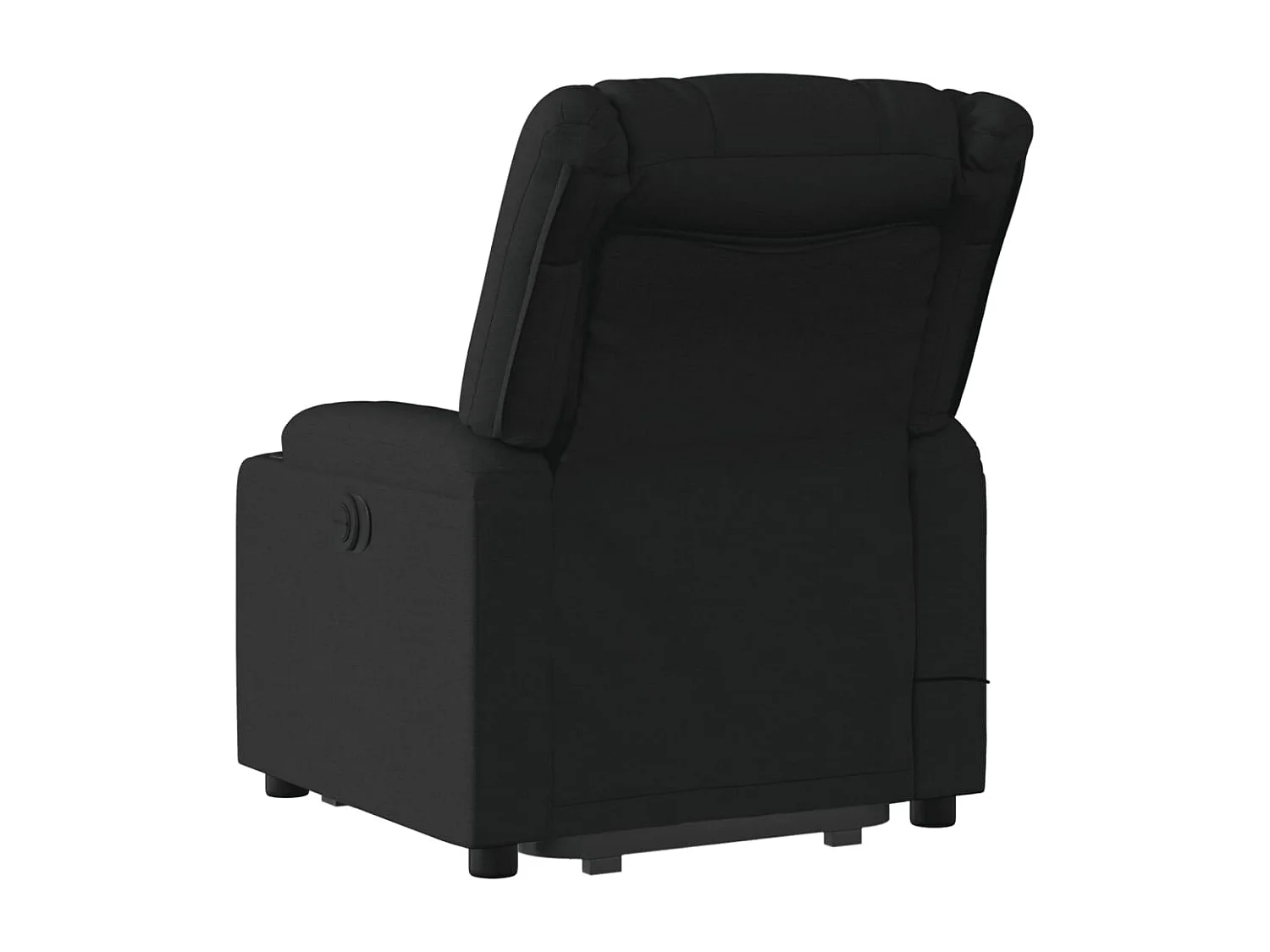 Fauteuil de relaxation fonction tissu noire 77 x 93 x 99 cm DEC027812
