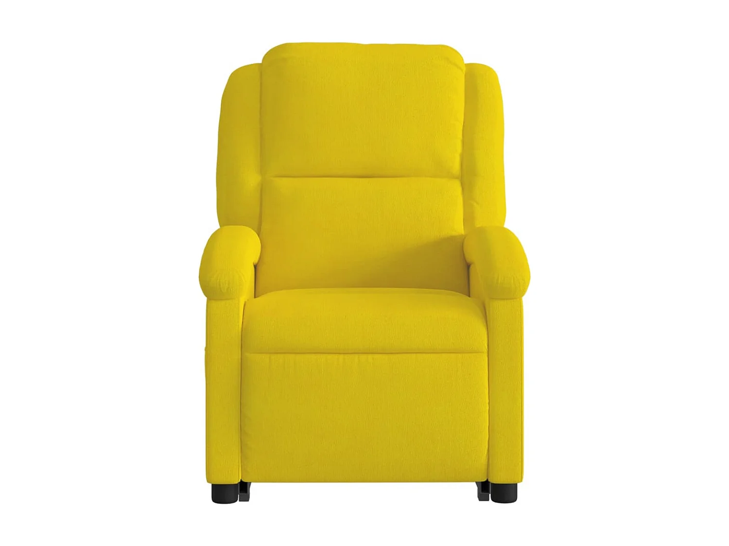 Fauteuil de relaxation TV jaune 71 x 86.5 x 99.5 cm DEC026983